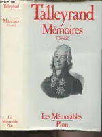 Mémoires. 1754 - 1815., 1754-1815