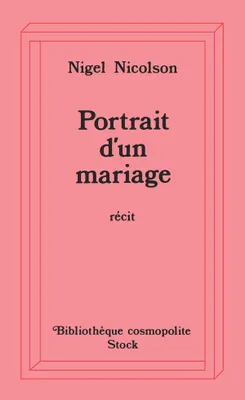 Portrait d'un mariage