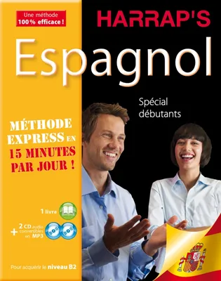 Harrap's méthode Express Espagnol 2CD+livre, Livre+CD