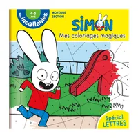 Les incollables - Mes coloriages magiques Simon - Spécial Lettres - Moyenne Section