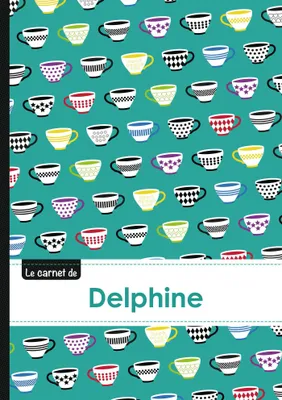 Le carnet de Delphine - Lignes, 96p, A5 - Coffee Cups