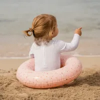 Jeux et Jouets Jeux d'extérieur et de plein air Jeux de plage et piscine Bouée Little Pink Flowers Petite Enfance