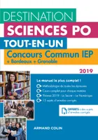 Destination Sciences Po - Concours commun IEP 2019 + Bordeaux + Grenoble, Tout-en-un