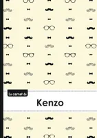Le carnet de Kenzo - Lignes, 96p, A5 - Moustache Hispter