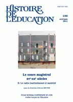 Histoire de l'éducation, n°130/2011
