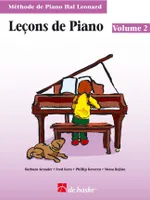 Leçons de Piano, volume 2 (avec Cd), Méthode de Piano Hal Leonard