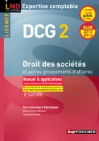 2, DCG 2 Droit des sociétés et autres groupements des affaires 6e édition Millésime 2012-2013