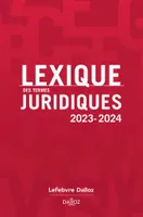 Lexique des termes juridiques 2023-2024