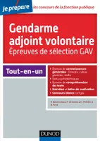 Concours Gendarme adjoint volontaire - Epreuves de sélection GAV - Catégorie C, Epreuves de sélection GAV - Catégorie C