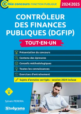 Contrôleur des finances publiques (DGFiP) – Tout-en-un (Catégorie B – Concours 2024-2025)