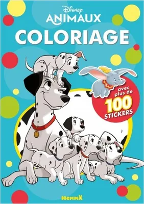 Disney Animaux - Coloriage avec plus de 100 stickers (101 Dalmatiens)
