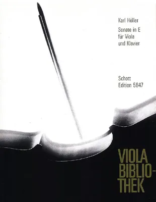 Sonata in E, op. 62. viola and piano.