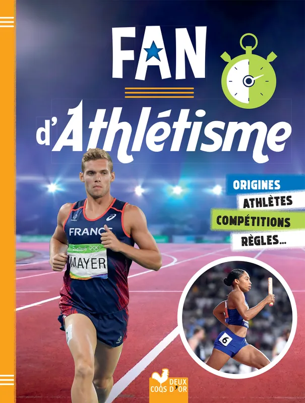 Livres Jeunesse de 6 à 12 ans Documentaires Sport Fan d'athlétisme Mickaël Grall