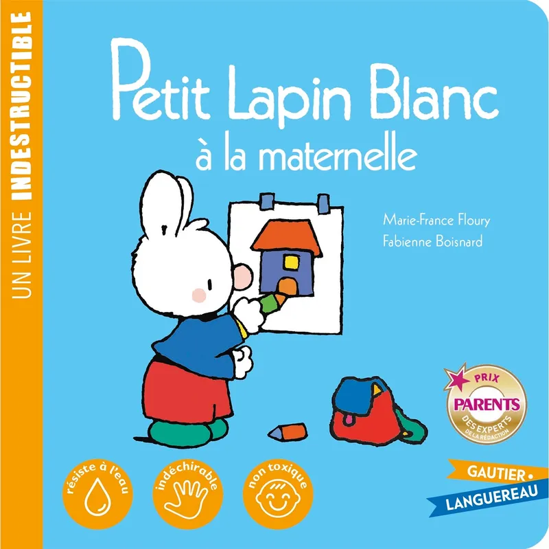 Livres Jeunesse de 3 à 6 ans Albums Petit Lapin Blanc à la maternelle Marie-France Floury