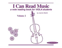 I Can Read Music, Volume 2, A note reading book for VIOLA students