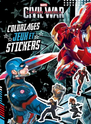 Captain America, civil war / colos, jeux et stickers