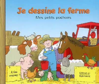 Livres Jeunesse de 3 à 6 ans Livres animés et pop-up JE DESSINE LA FERME Sabine Minssieux