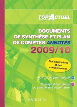 DOCUMENTS DE SYNTHESE ET PLAN DE COMPTES ANNOTES 2009 2010