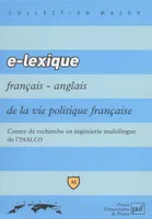 e-lexique français-anglais de la vie politique française, Centre de recherche en ingénierie multilingue de l'INALCO