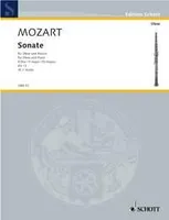 Sonata F major, KV 13. oboe and piano.
