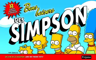 Bons baisers des Simpson. 32 cartes postales à envoyer