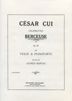 Berceuse, op. 20. violin and piano.