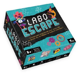 Labo Escape - Boîte avec cartes et accessoires