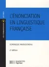L'énonciation en linguistique française, N°30 2ème édition