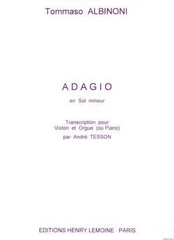 Adagio, Violon et orgue (ou piano)