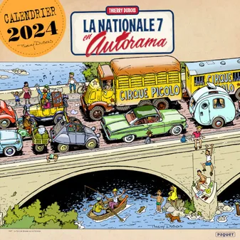 Calendrier Thierry Dubois 2024