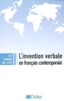 L'invention verbale en français contemporain, [rforum 2001]
