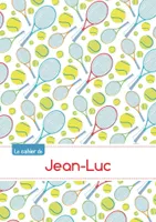 Le cahier de Jean-Luc - Petits carreaux, 96p, A5 - Tennis