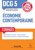 5, DCG 5, économie contemporaine / corrigés, Réforme Expertise comptable 2019-2020