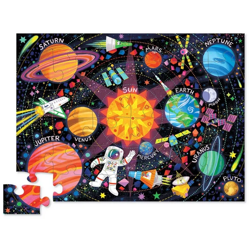 Jeux et Jouets Puzzle Puzzle entre 24 pièces et 50 pièces Puzzle "Explorateur de l'espace" 36 pièces
