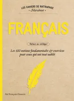 Cahiers de rattrapage - Français