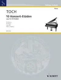 10 Concert Etudes, Nos 6-10. op. 55. piano.