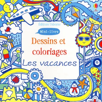 Dessins et coloriage Les vacances - Mini-livre