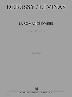 La romance d'ariel extr. de chansons --- soprano et 9 instruments