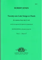 Twenty-one Lute Songs or Duets - Band I