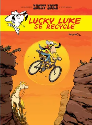 Un hommage à Lucky Luke d'après Morris, Lucky Luke se recycle, Un hommage à lucky luke d'après morris
