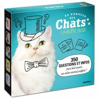 La boîte quiz Chats, 350 questions et infos pour tout savoir sur votre animal préféré !