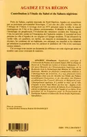 Agadez et sa région, Contribution à l'étude du Sahel et du Sahara nigériens