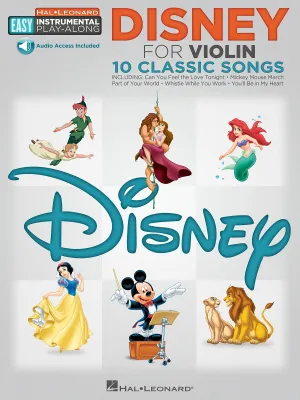 Disney - Violin, Book with Online Audio Tracks