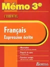 Français expression écrite 3e