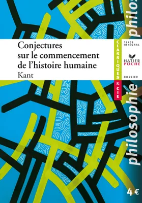 C&Cie – Kant (Emmanuel) : Conjectures sur le commencement de l'histoire humaine