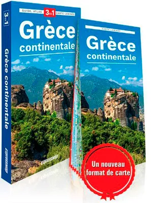 Grèce Continentale (Guide 3En1)