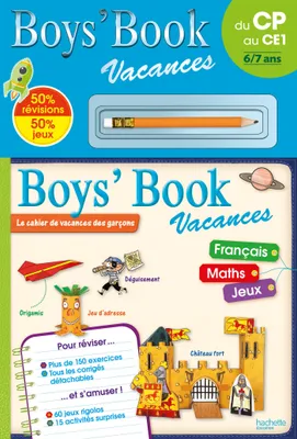 Boys' Book Vacances - Du CP au CE1