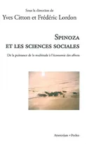 Spinoza et les sciences sociales, De la puissance de la multitude à l'économie des affects