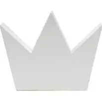 * Symbole couronne 20.5cm - Blanc
