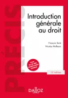 Introduction générale au droit - 13e ed.